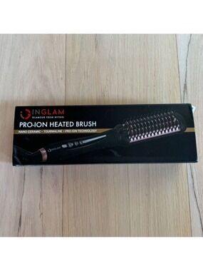 IG INGLAM Pro-ion Heated Brush NWOT
